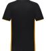 Augusta Sportswear 6908 Youth Cutter V-Neck Jersey in Black/ gold back view
