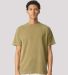 American Apparel 1301GD Garment-Dyed Heavyweight C in Faded army front view