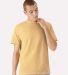 American Apparel 1301GD Garment-Dyed Heavyweight C in Faded mustard front view