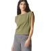 American Apparel 307GD Garment-Dyed Women's Heavyw in Faded army side view