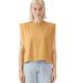 American Apparel 307GD Garment-Dyed Women's Heavyw in Faded mustard front view