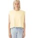 American Apparel 307GD Garment-Dyed Women's Heavyw in Faded cream front view