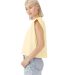 American Apparel 307GD Garment-Dyed Women's Heavyw in Faded cream side view