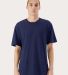 American Apparel 5389 Sueded Cloud Jersey Tee in Sueded navy front view