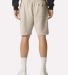 American Apparel 2PQ Pique Unisex Gym Shorts in Bone