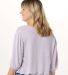 Boxercraft BW1101 Women's Cuddle Puff Sleeve in Wisteria heather back view