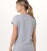 Boxercraft BW2104 Women's Essential T-shirt in Oxford heather back view