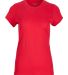 Boxercraft BW2104 Women's Essential T-shirt in True red front view