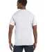 5250 Hanes Authentic T-shirt White back view