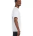 5250 Hanes Authentic T-shirt White side view