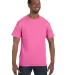5250 Hanes Authentic T-shirt Pink front view