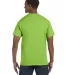 5250 Hanes Authentic T-shirt Lime back view