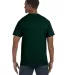 5250 Hanes Authentic T-shirt Deep Forest back view