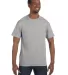 5250 Hanes Authentic T-shirt Light Steel front view