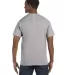 5250 Hanes Authentic T-shirt Light Steel back view