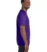 5250 Hanes Authentic T-shirt Purple side view