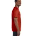 5250 Hanes Authentic T-shirt Deep Red side view