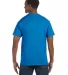 5250 Hanes Authentic T-shirt Sapphire back view
