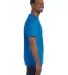 5250 Hanes Authentic T-shirt Sapphire side view