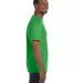 5250 Hanes Authentic T-shirt Shamrock Green side view