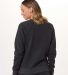 Boxercraft BW5402 Women's Travel V-Neck Pullover in Charcoal back view