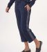 Boxercraft BW6202 Women's Travel Crop Pants in Navy front view