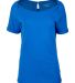 Boxercraft BW2404 Women's Carefree T-shirt in True royal front view
