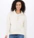 Boxercraft BW5401 Women's Lace Up Pullover in Natural front view
