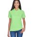 8530 UltraClub® Ladies' Classic Pique Cotton Polo in Apple front view