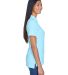 8530 UltraClub® Ladies' Classic Pique Cotton Polo in Baby blue side view