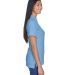 8530 UltraClub® Ladies' Classic Pique Cotton Polo in Cornflower side view