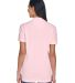 8530 UltraClub® Ladies' Classic Pique Cotton Polo in Pink back view