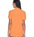 8530 UltraClub® Ladies' Classic Pique Cotton Polo in Tangerine back view
