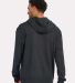 Boxercraft BM5303 French Terry Hooded Sweatshirt in Charcoal heather back view
