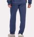 Boxercraft BM6603 French Terry Sweatpants in Navy heather back view