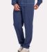 Boxercraft BM6603 French Terry Sweatpants in Navy heather front view