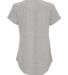 Boxercraft BW2105 Women's Bamboo Scoop Neck T-Shir in Oxford heather back view
