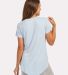 Boxercraft BW2105 Women's Bamboo Scoop Neck T-Shir in Sky blue back view