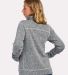 Boxercraft BW5207 Women's Alpine Full-Zip in Black heather back view