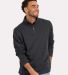 Boxercraft BM5209 French Terry Button Pullover in Charcoal heather front view