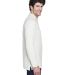 8532 UltraClub® Adult Long-Sleeve Classic Pique C in White side view