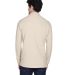 8532 UltraClub® Adult Long-Sleeve Classic Pique C in Stone back view