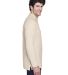 8532 UltraClub® Adult Long-Sleeve Classic Pique C in Stone side view