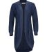Boxercraft BW1103 Women's Cuddle Cadigan in Navy heather front view