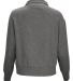 Boxercraft BW5205 Women's Dream Fleece 1/4 Zip Pul in Black heather back view