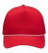 Sportsman SP1300 Five-Panel Rope Heritage Fit Cap in Red front view
