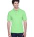 8535 UltraClub® Men's Classic Pique Cotton Polo in Apple front view