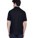 8535 UltraClub® Men's Classic Pique Cotton Polo in Black back view