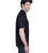 8535 UltraClub® Men's Classic Pique Cotton Polo in Black side view