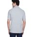 8535 UltraClub® Men's Classic Pique Cotton Polo in Heather grey back view